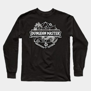 Dungeon Master (White) Long Sleeve T-Shirt